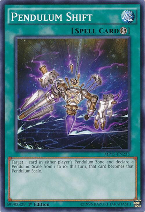 Pendulum Shift MP15-EN235 card from 2015 Mega-Tins Mega Pack
