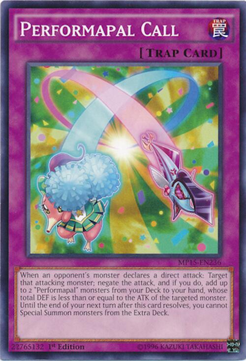 Performapal Call MP15-EN236 card from 2015 Mega-Tins Mega Pack
