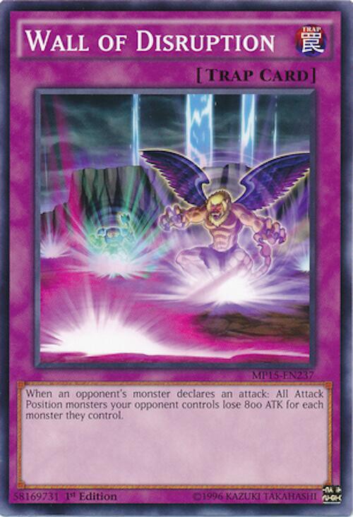 Wall of Disruption MP15-EN237 card from 2015 Mega-Tins Mega Pack