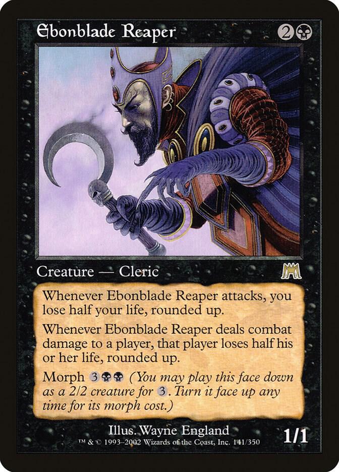 Ebonblade Reaper 141 card from Onslaught
