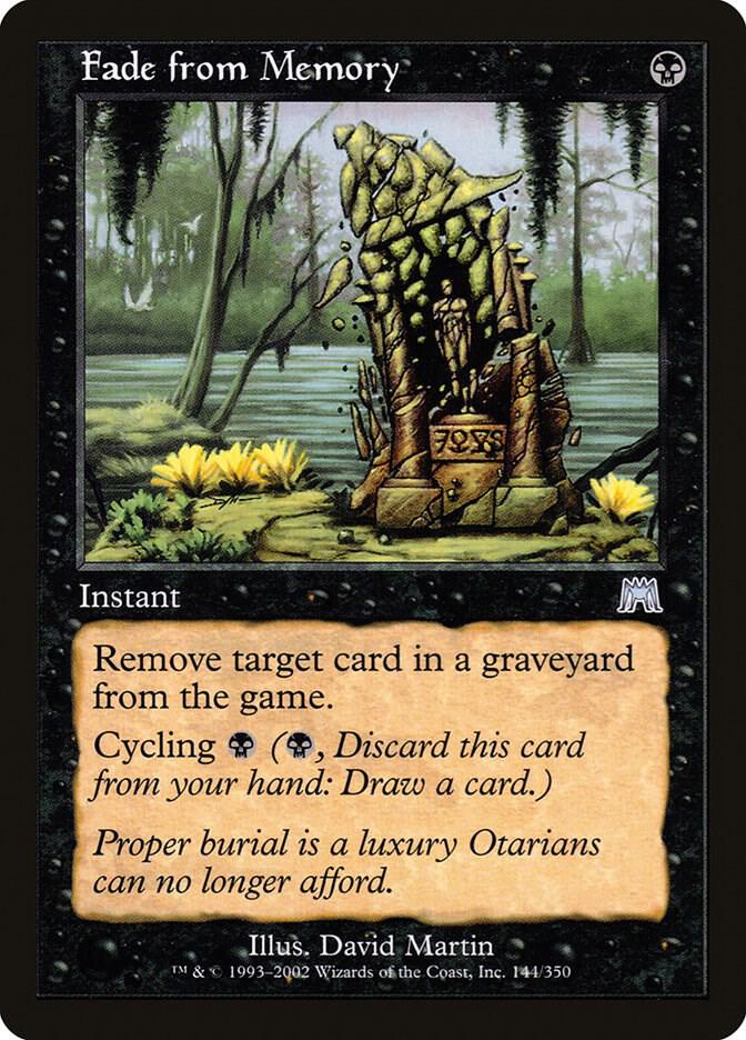 Fade from Memory 144 card from Onslaught