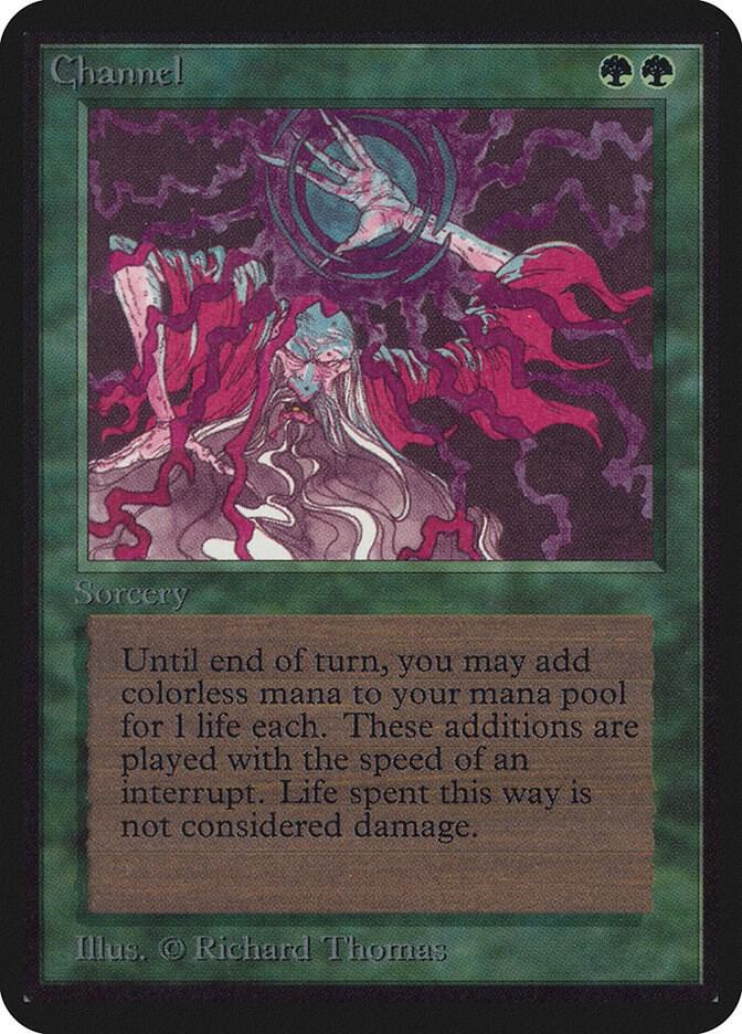 Channel card from Alpha Edition