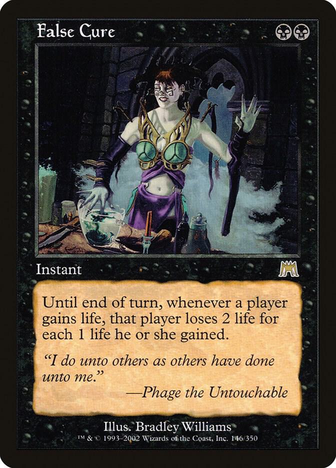 False Cure 146 card from Onslaught