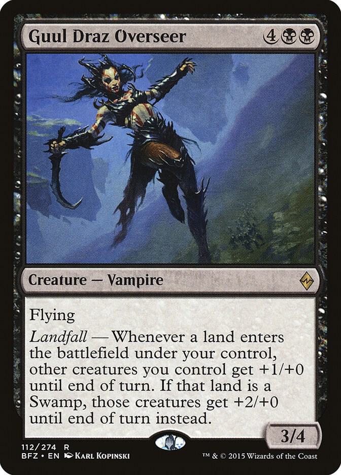 Guul Draz Overseer 112 card from Battle for Zendikar