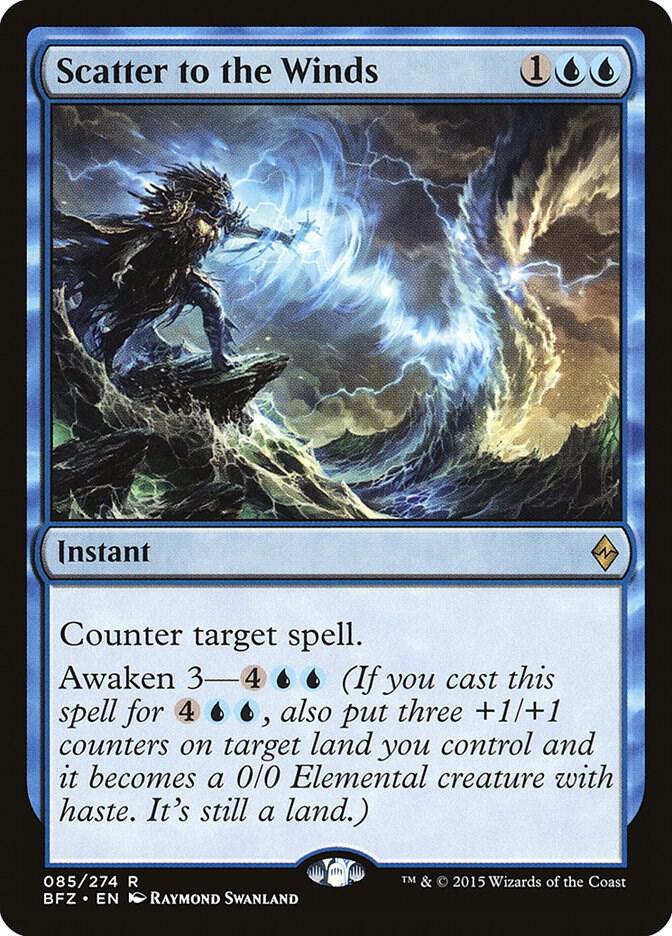 Scatter to the Winds 85 card from Battle for Zendikar