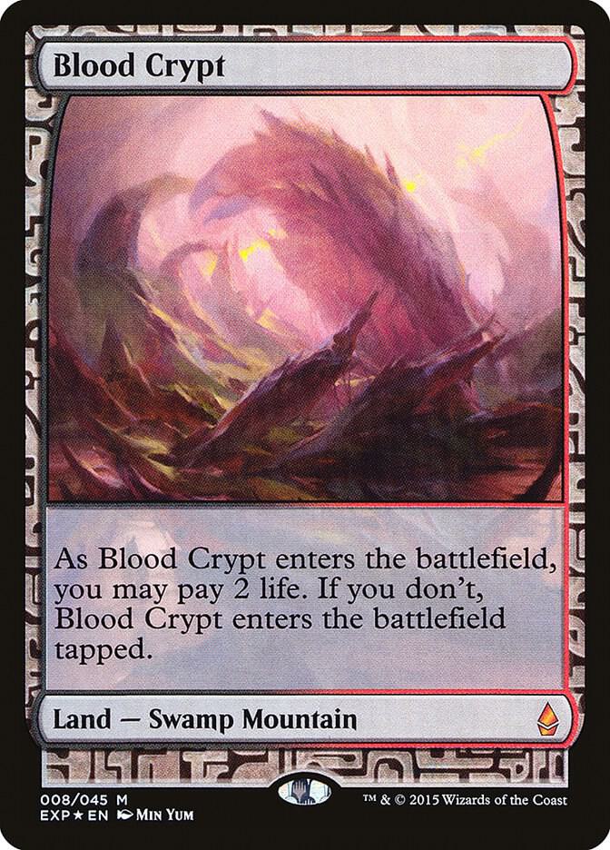 Blood Crypt 8 card from Zendikar Expeditions
