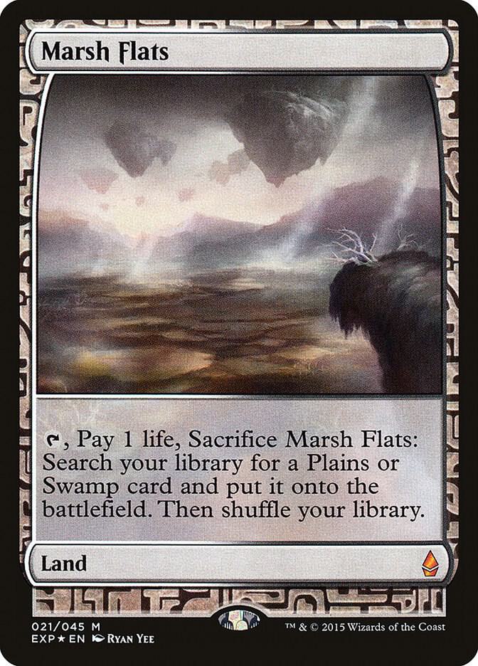 Marsh Flats 21 card from Zendikar Expeditions