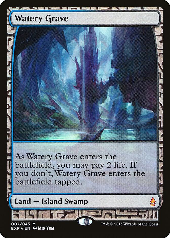 Watery Grave 7 card from Zendikar Expeditions