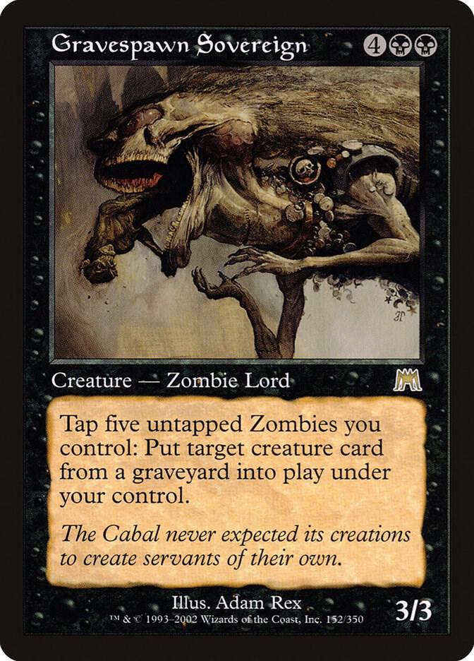 Gravespawn Sovereign 152 card from Onslaught