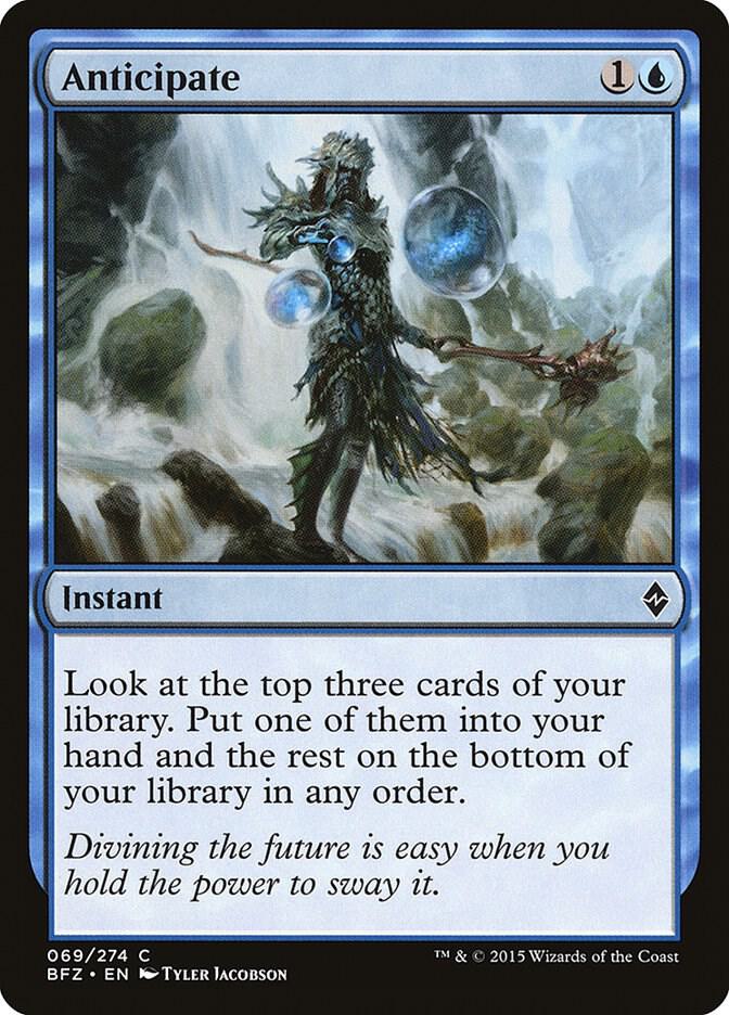 Anticipate 69 card from Battle for Zendikar