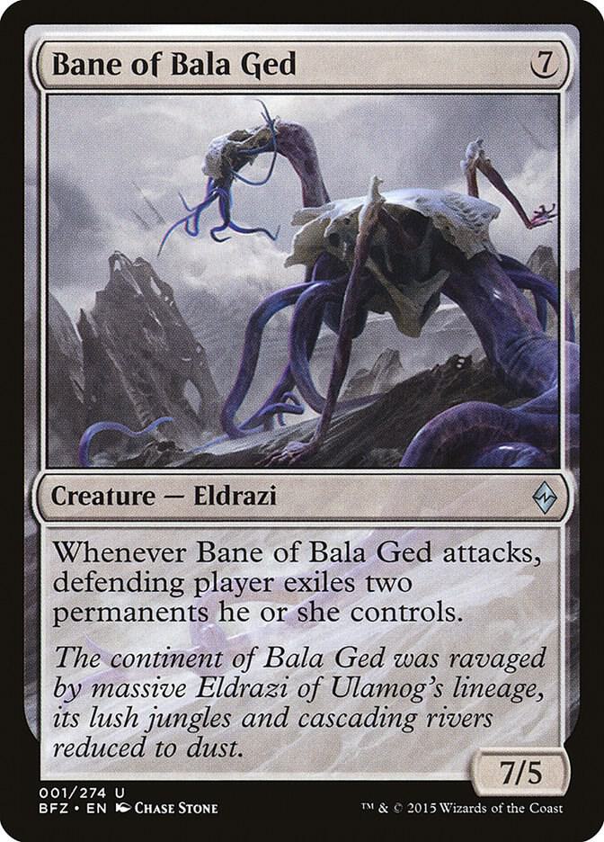 Bane of Bala Ged 1 card from Battle for Zendikar