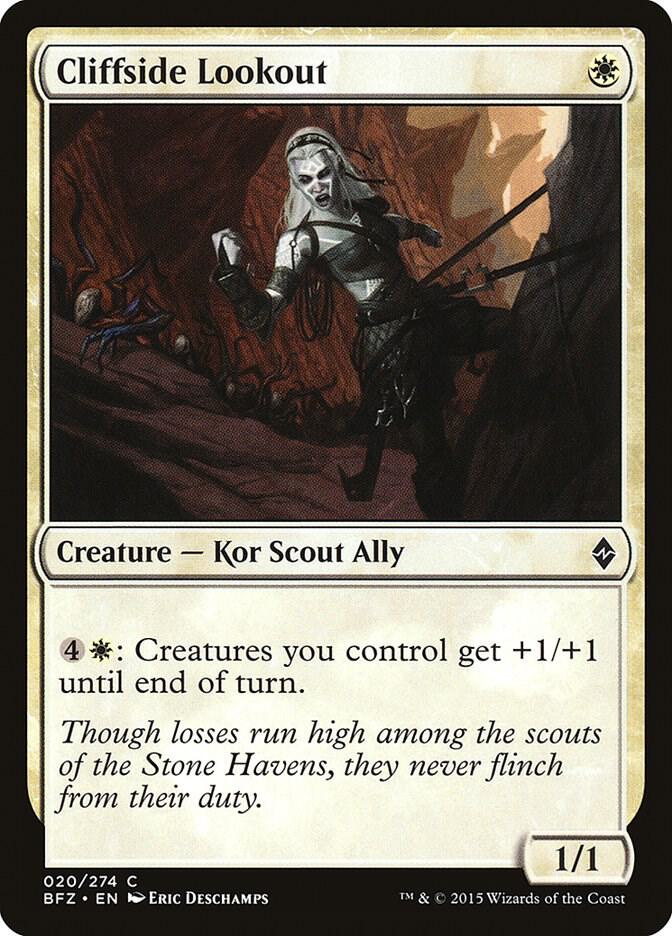 Cliffside Lookout 20 card from Battle for Zendikar