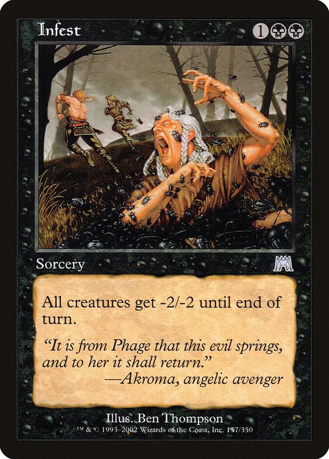 Infest 157 card from Onslaught
