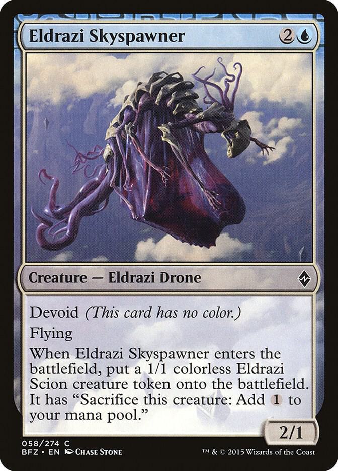 Eldrazi Skyspawner 58 card from Battle for Zendikar