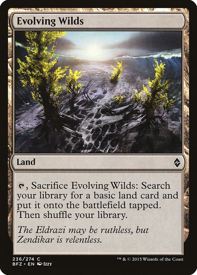 Evolving Wilds 236 card from Battle for Zendikar