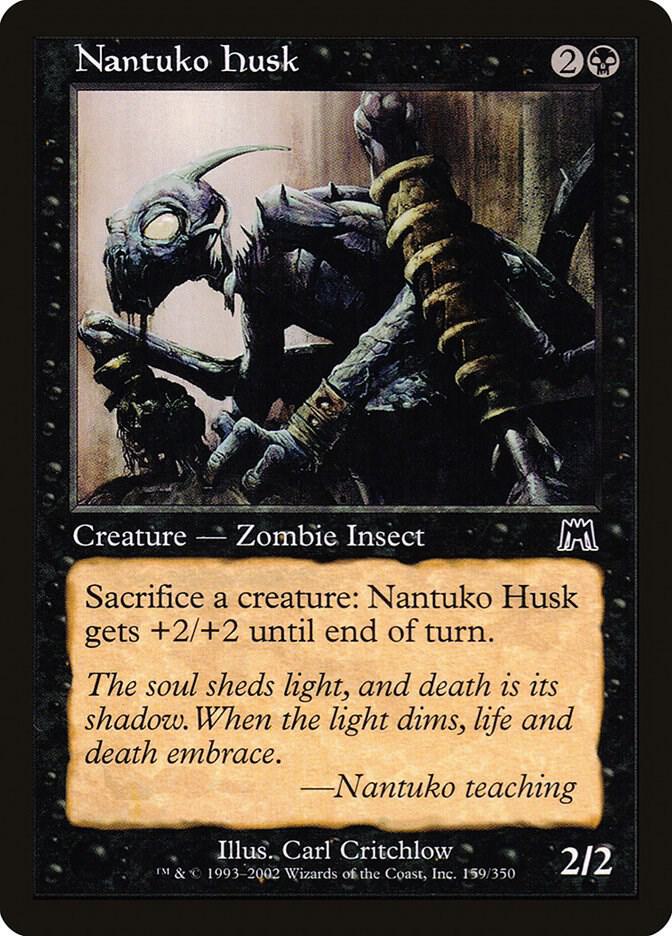 Nantuko Husk 159 card from Onslaught