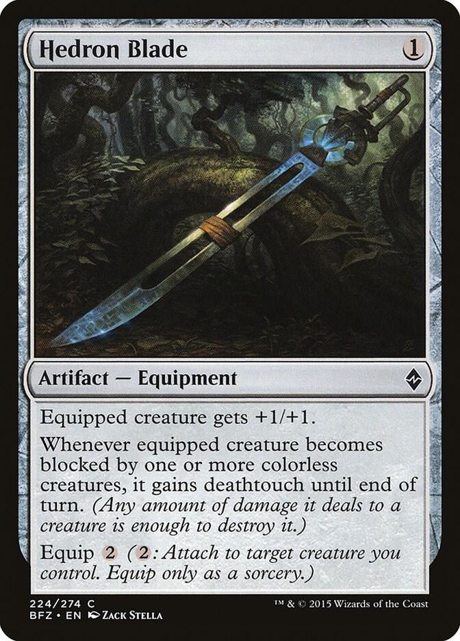Hedron Blade 224 card from Battle for Zendikar