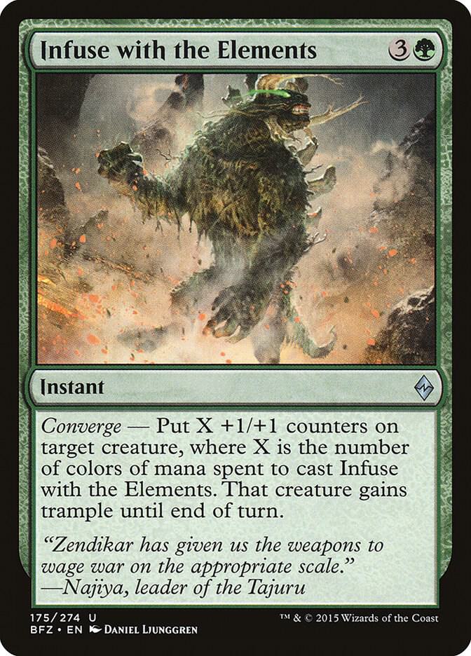 Infuse with the Elements 175 card from Battle for Zendikar