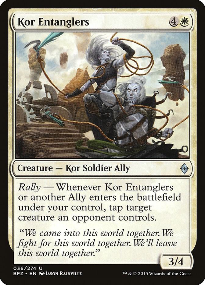 Kor Entanglers 36 card from Battle for Zendikar