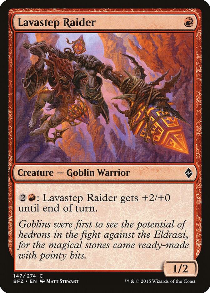 Lavastep Raider 147 card from Battle for Zendikar