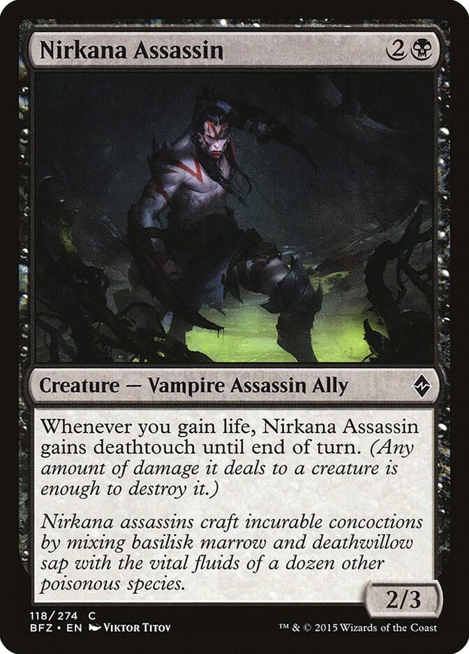 Nirkana Assassin 118 card from Battle for Zendikar