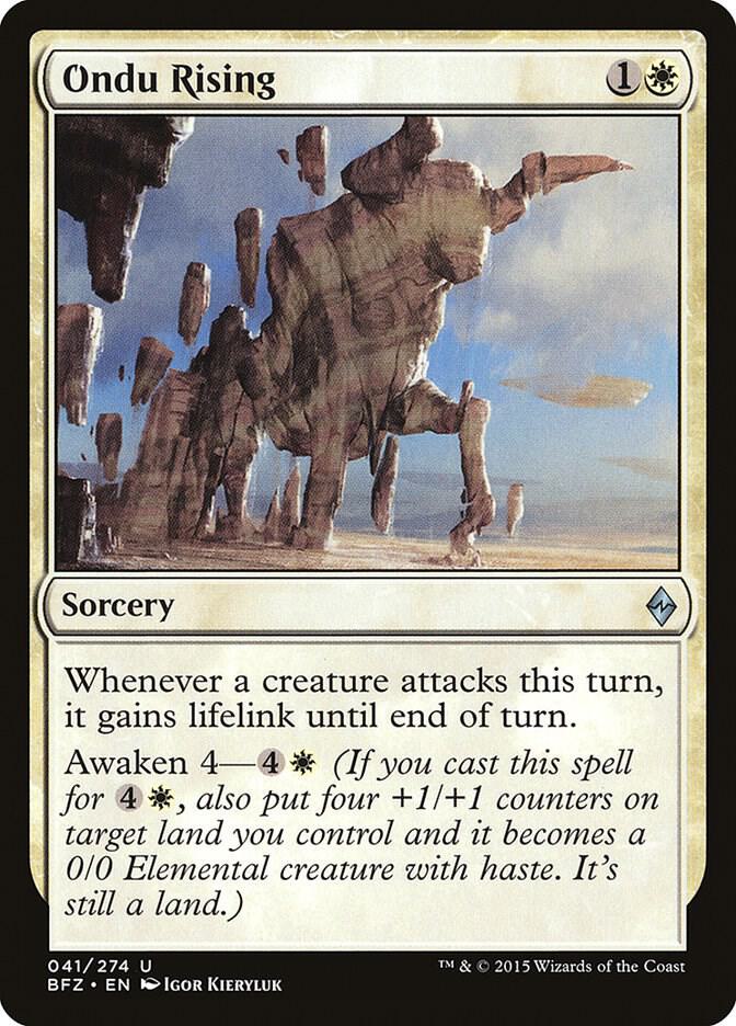 Ondu Rising 41 card from Battle for Zendikar