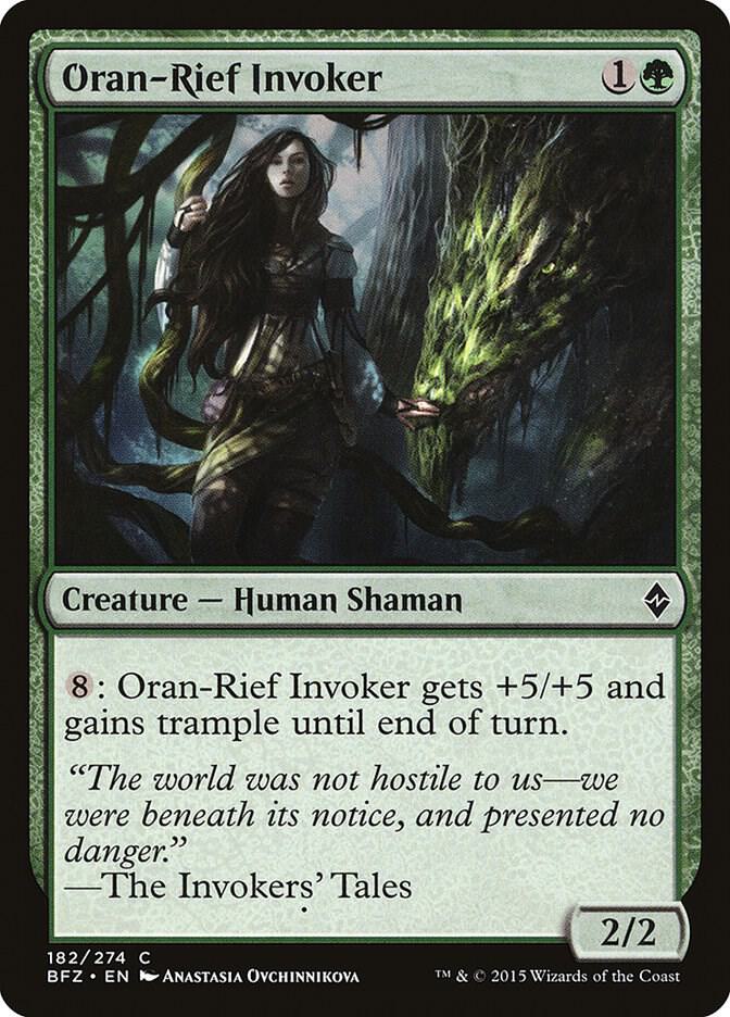 Oran-Rief Invoker 182 card from Battle for Zendikar