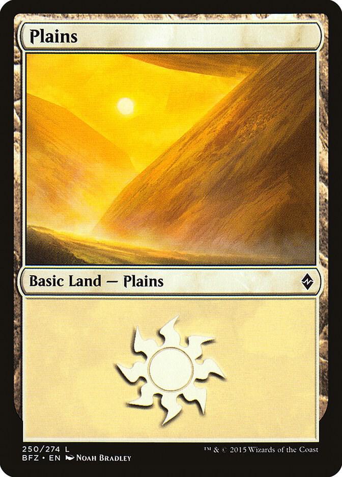 Plains 250 card from Battle for Zendikar
