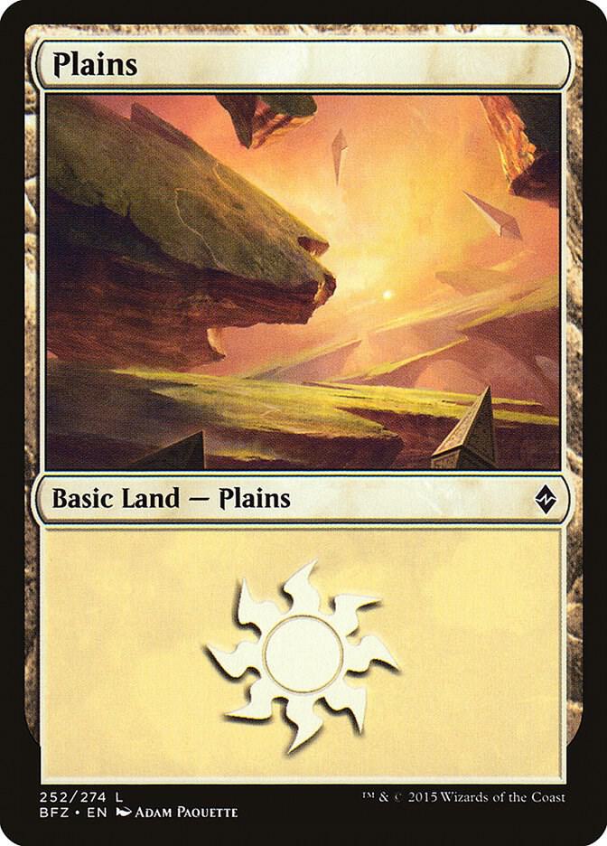 Plains 252 card from Battle for Zendikar