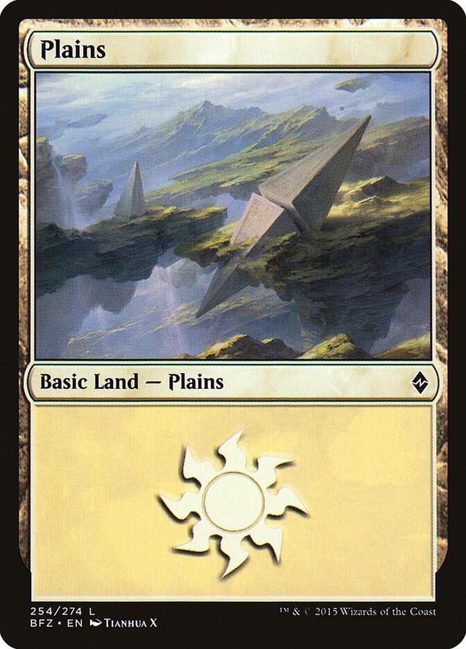 Plains 254 card from Battle for Zendikar