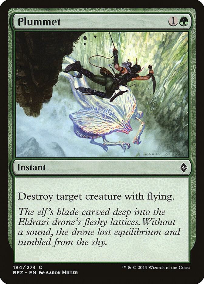 Plummet 184 card from Battle for Zendikar