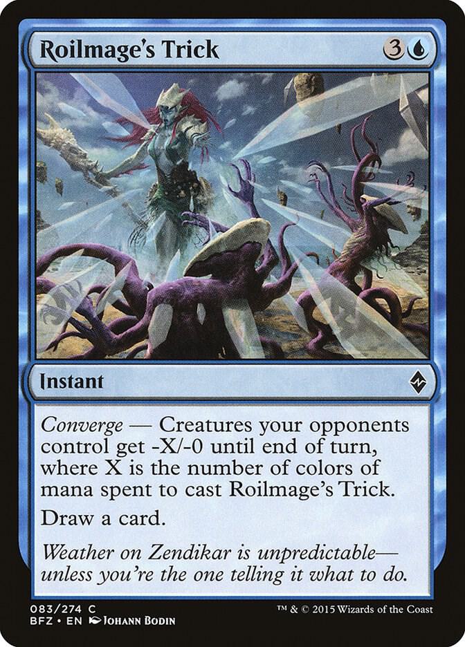 Roilmage's Trick 83 card from Battle for Zendikar