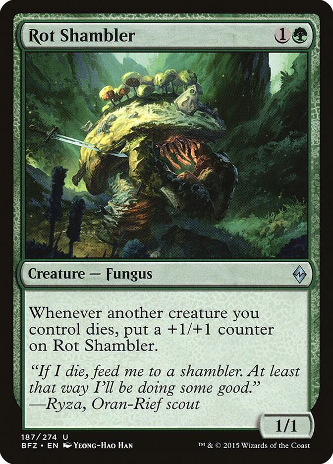 Rot Shambler 187 card from Battle for Zendikar