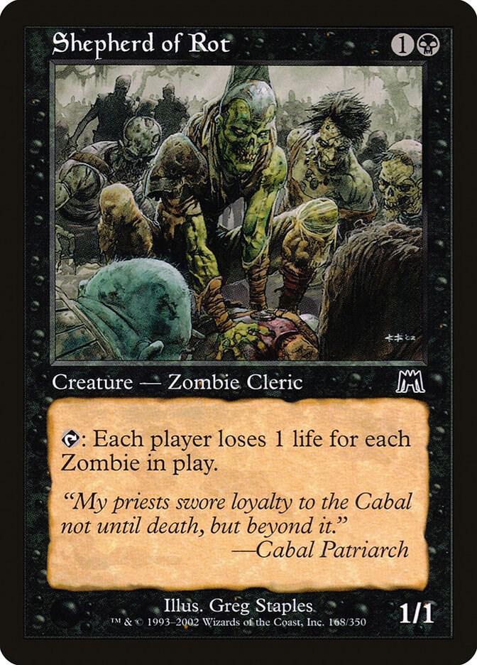 Shepherd of Rot 168 card from Onslaught