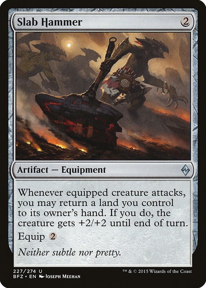 Slab Hammer 227 card from Battle for Zendikar