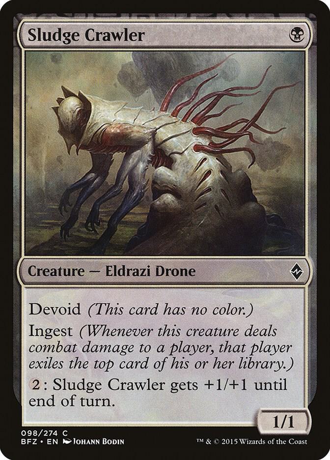 Sludge Crawler 98 card from Battle for Zendikar