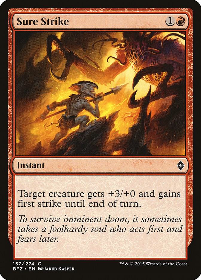 Sure Strike 157 card from Battle for Zendikar