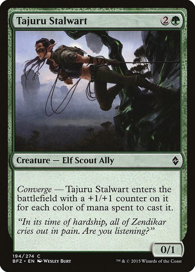 Tajuru Stalwart 194 card from Battle for Zendikar