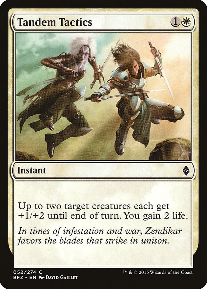 Tandem Tactics 52 card from Battle for Zendikar