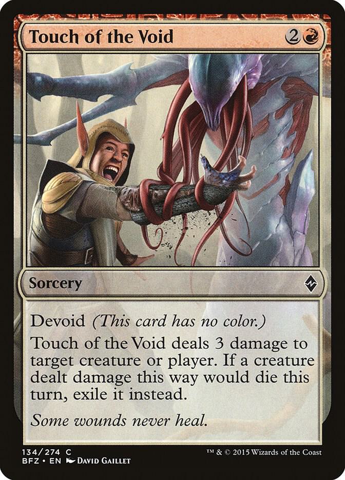 Touch of the Void 134 card from Battle for Zendikar