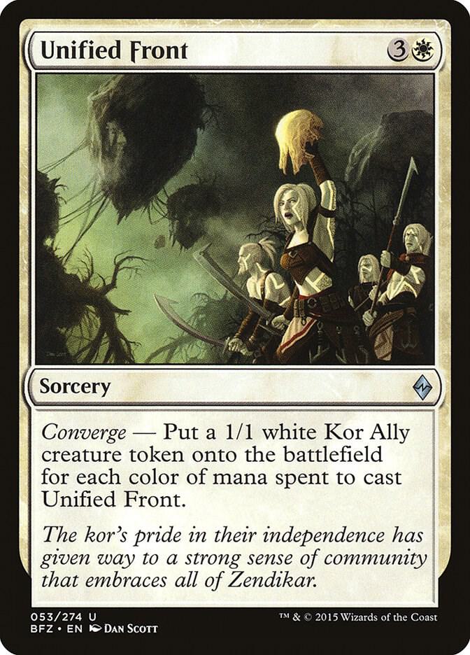 Unified Front 53 card from Battle for Zendikar