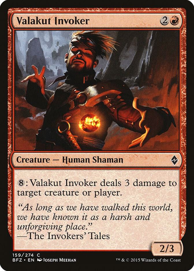 Valakut Invoker 159 card from Battle for Zendikar