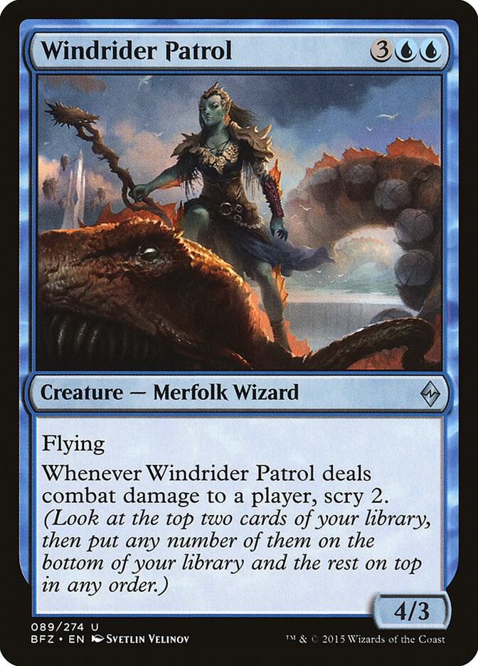 Windrider Patrol 89 card from Battle for Zendikar