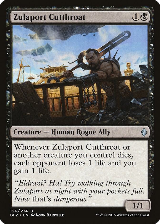 Zulaport Cutthroat 126 card from Battle for Zendikar