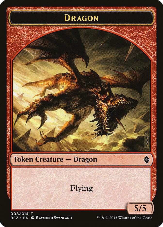 Dragon Token 8 card from Battle for Zendikar