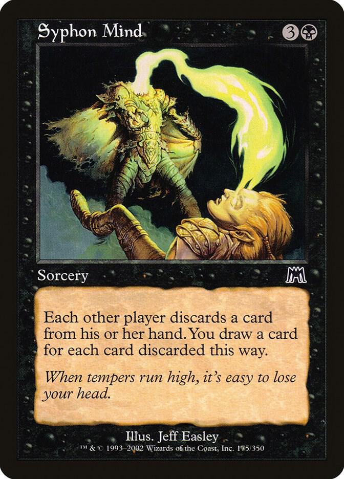 Syphon Mind 175 card from Onslaught