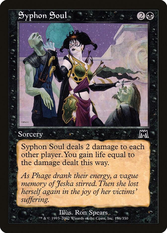 Syphon Soul 176 card from Onslaught