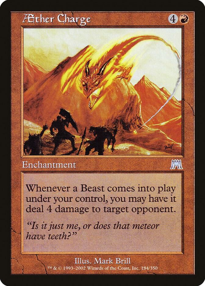 Aether Charge 184 card from Onslaught