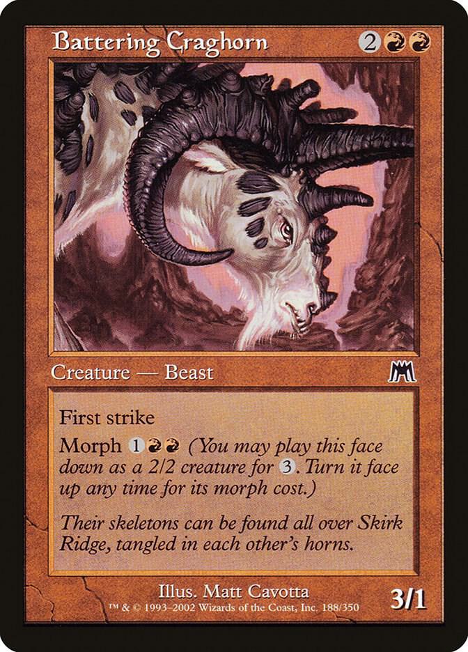 Battering Craghorn 188 card from Onslaught
