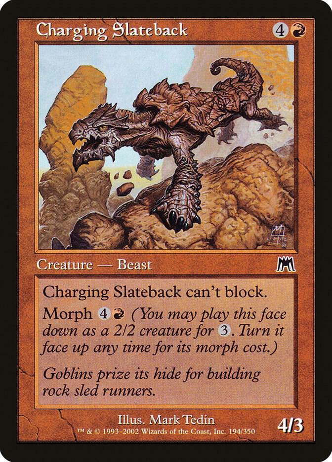 Charging Slateback 194 card from Onslaught